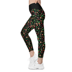 Gremlins in the Garden crossover leggings with pockets