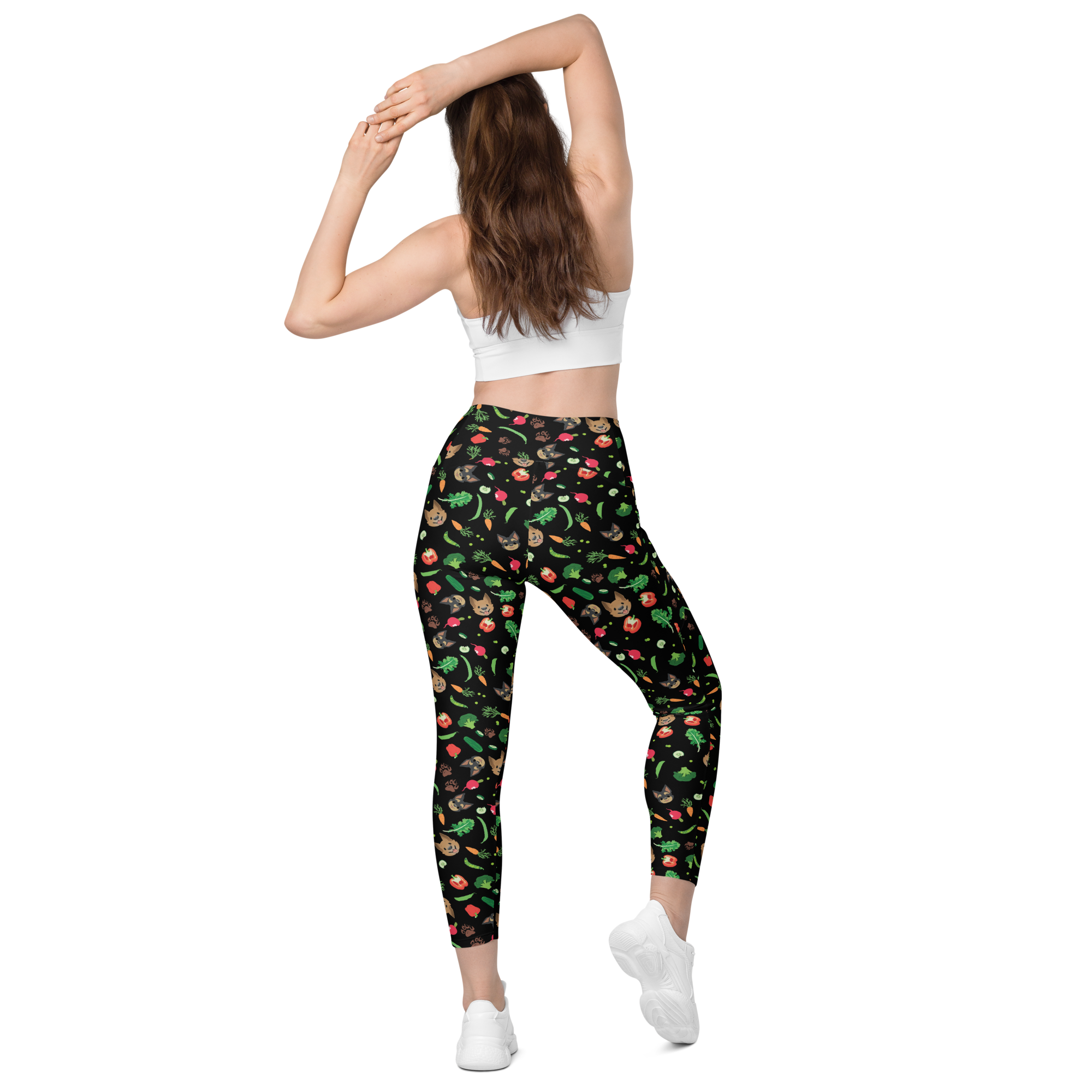Gremlins in the Garden leggings with pockets