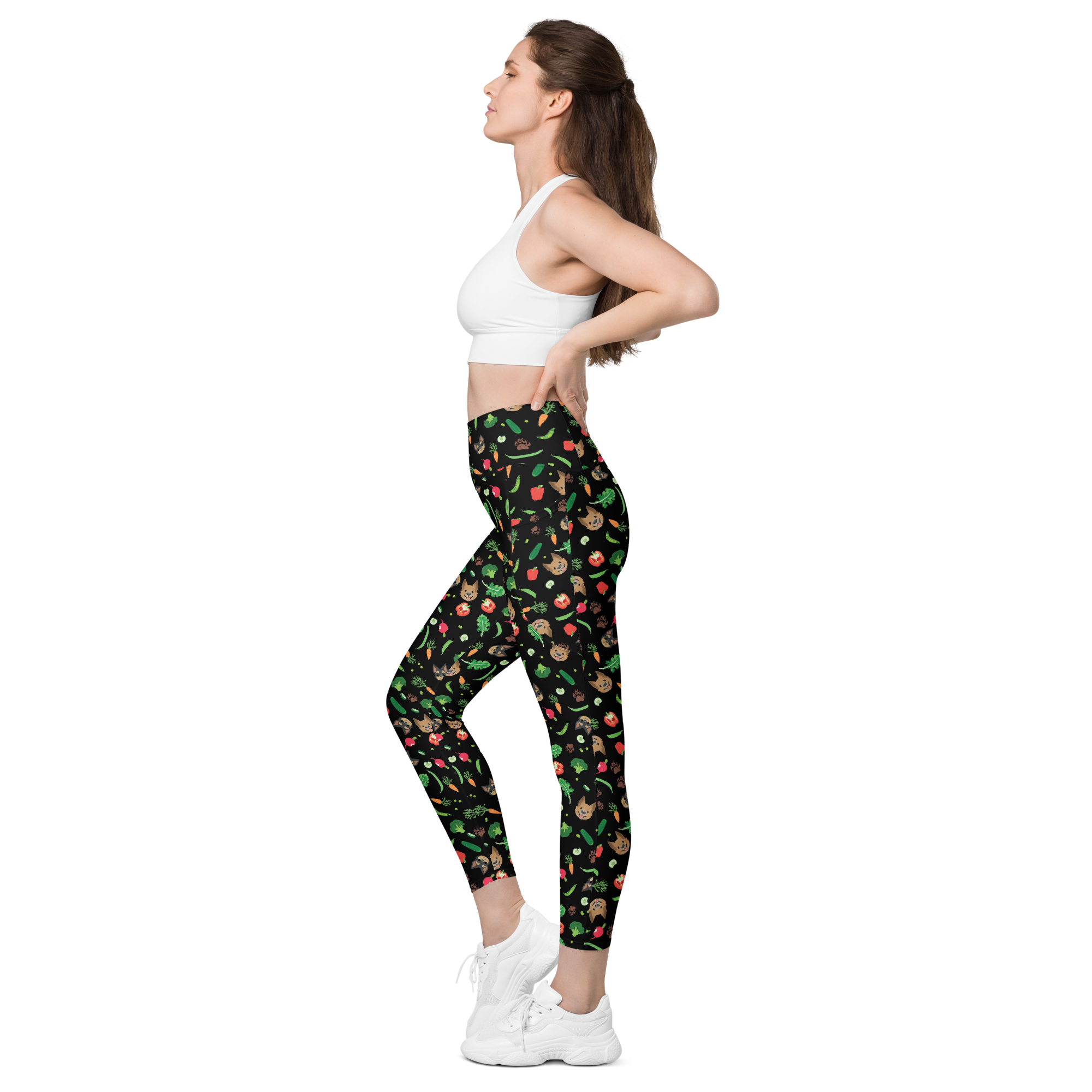 Gremlins in the Garden leggings with pockets