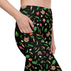 Gremlins in the Garden leggings with pockets